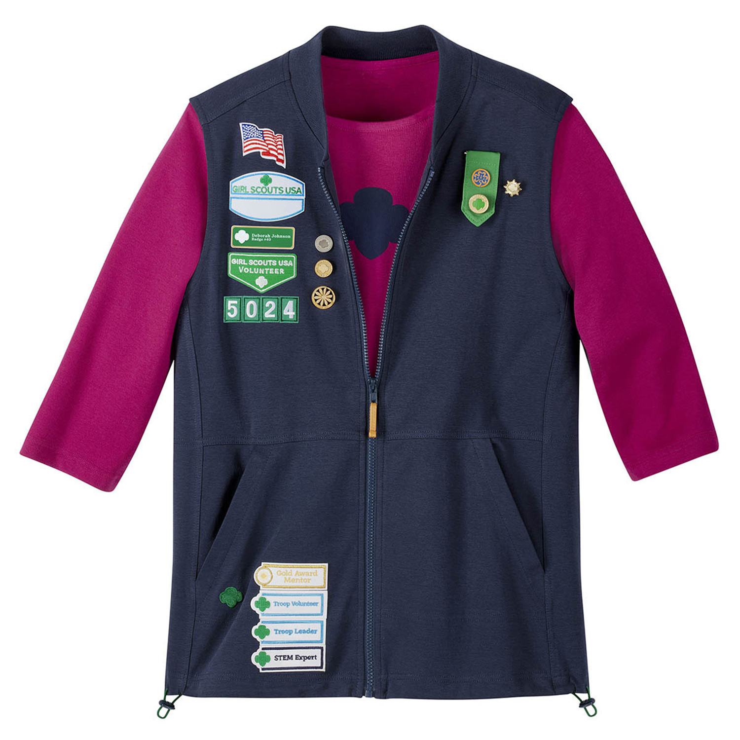 Girl Scouts Of Greater Chicago And Northwest Indiana Adult Vest New   Product 126071 1689038719 1513401^1 